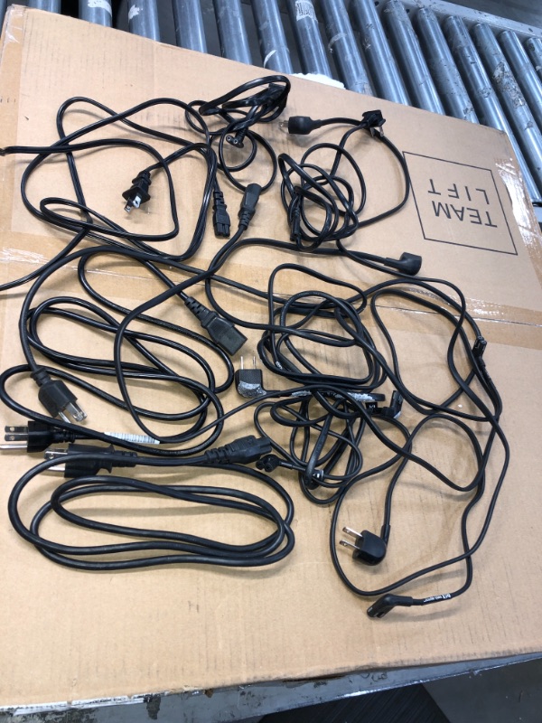 Photo 2 of SOLD AS IS - BUNDLE OF ASSORTED HDMI , TV POWER CORDS &  MONITOR POWER CORDS ( DIFFERENT MODELS )
