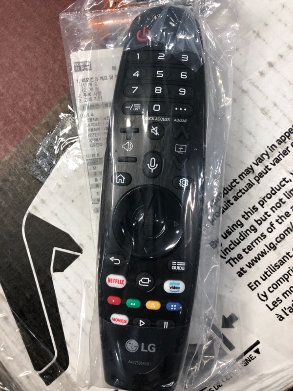 Photo 2 of New Magic and Voice Remote Contorl MR20GA AKB75855501 for LG Smart TV 2020, Fit for OLED55CXPUA UN85 UN81 UN80 UN74 UN73 UN71, with Point, Click and Scroll Function
