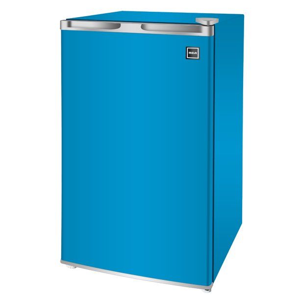 Photo 1 of RCA 3.2 Cu. Ft. Single Door Compact Refrigerator RFR320, Light Blue
