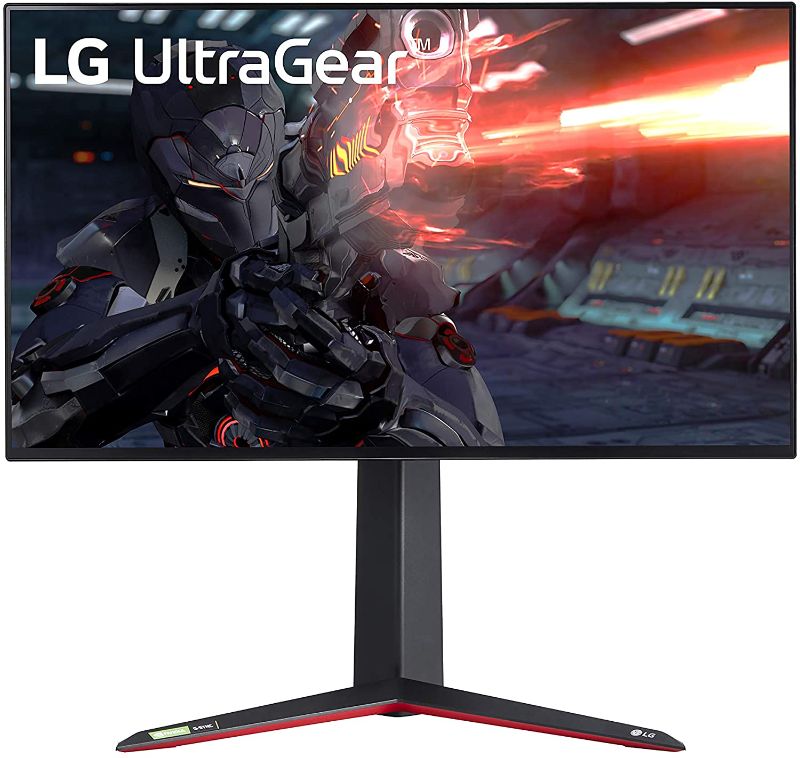 Photo 1 of LG 27G950 Ultragear Gaming Monitor 27” UHD (3840 x 2160) Nano IPS Display, 1ms Response Time, 144Hz Refresh Rate, G-SYNC Compatibility, AMD FreeSync Premium Pro, Tilt/Height/Pivot Adjustable Stand
