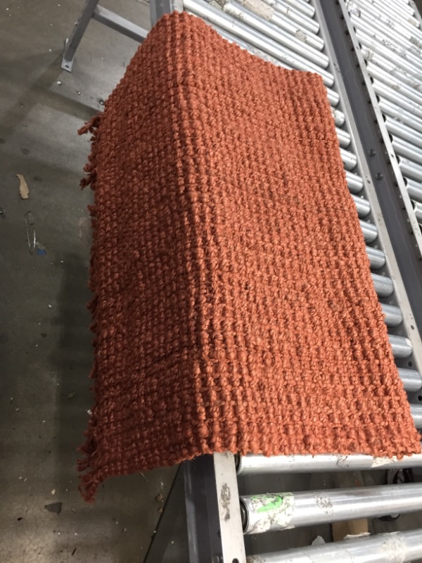 Photo 1 of 3FT X 5FT 6IN RUNNER RUG-ORANGE
