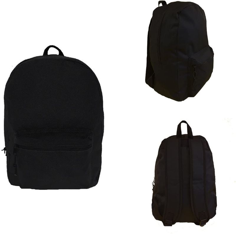 Photo 1 of 17" Basic Backpack in Assorted Colors*2 PACK*YELLOW*