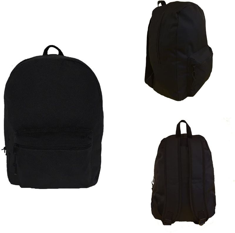 Photo 1 of 17" Basic Backpack in Assorted Colors*2 PACK*PURPLE*