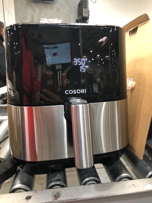 Photo 2 of Cosori CP258-AF Stainless Steel Air Fryer 5.8QT
