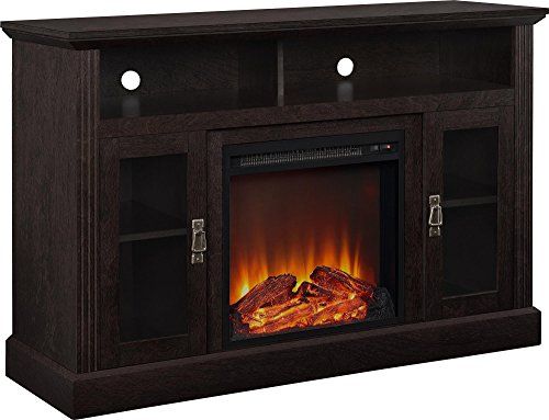 Photo 1 of Ameriwood Home Chicago Electric Fireplace TV Console for TVs up to a 50", Espresso,1764096PCOM
