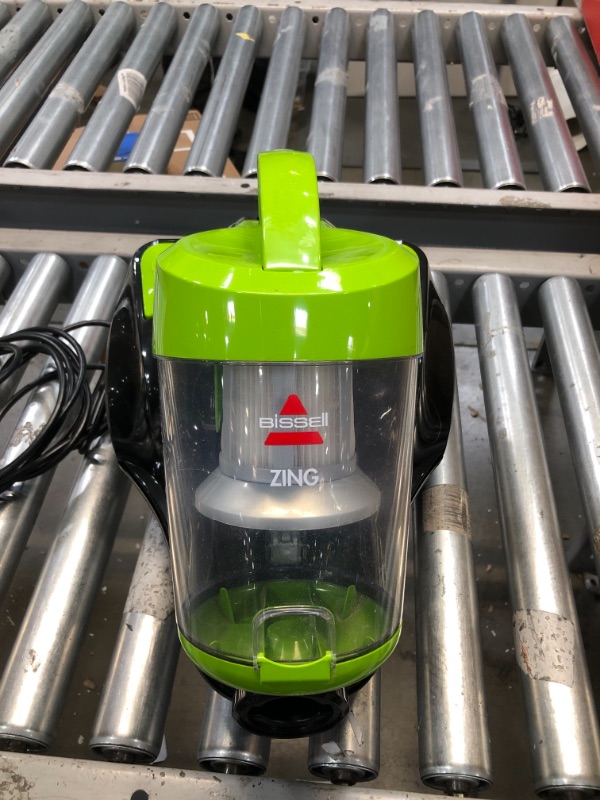 Photo 2 of Bissell Zing Canister, 2156A Vacuum, Green Bagless
