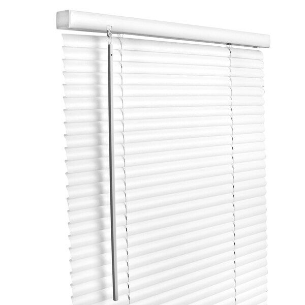 Photo 1 of 1" Cordless Vinyl Mini Blind - White

