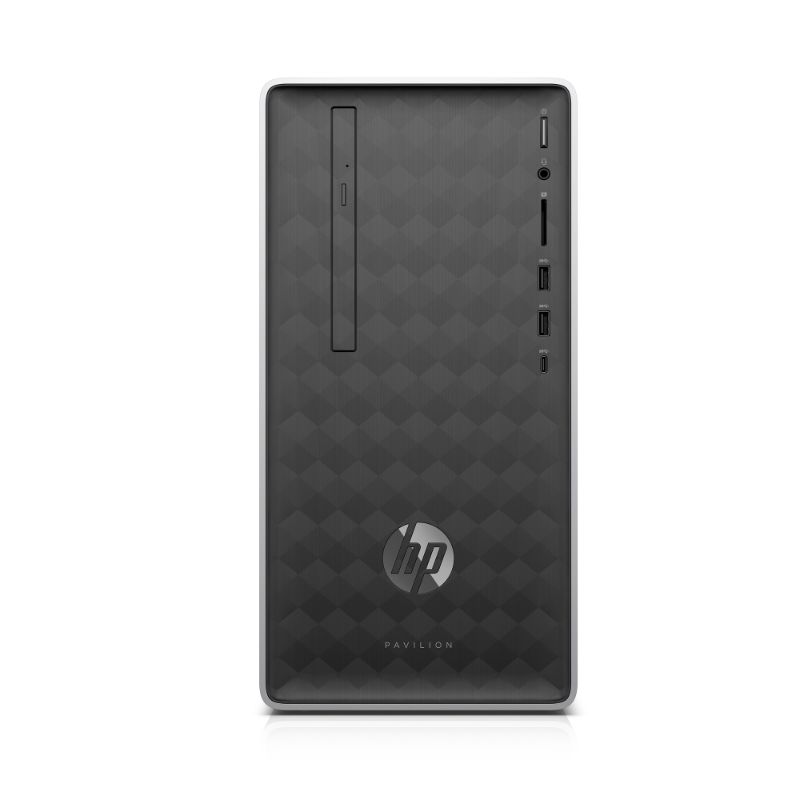 Photo 1 of HP Pavilion Desktop Tower, Intel Core I3-8100, Intel UHD Graphics 630, 1TB HDD + 16GB Intel Optane Memory, 4GB SDRAM, DVD, Mouse and Keyboard, Ash Sil...***UNABLE TO TEST***, **IT TURNS ON***
