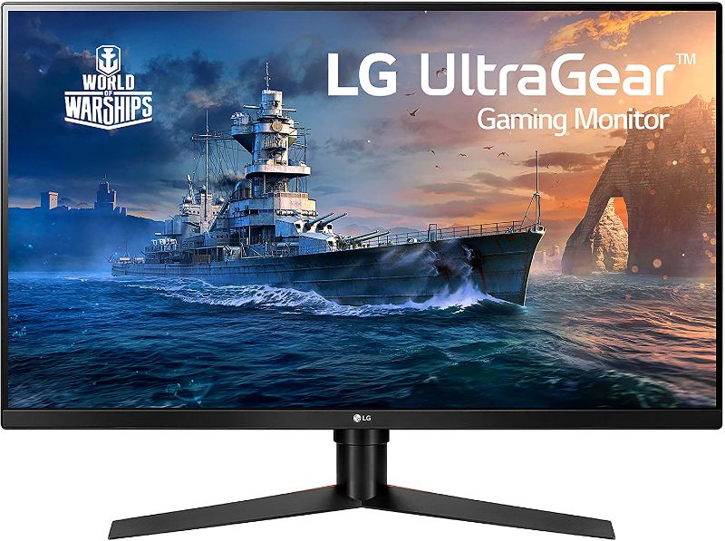 Photo 1 of "LG 32GK650F-B 32" QHD Gaming Monitor with 144Hz Refresh Rate and Radeon FreeSync Technology", Black
**SCREEN IS SLIGHTLY DAMAGED ON TOP RIGHT CORNER**