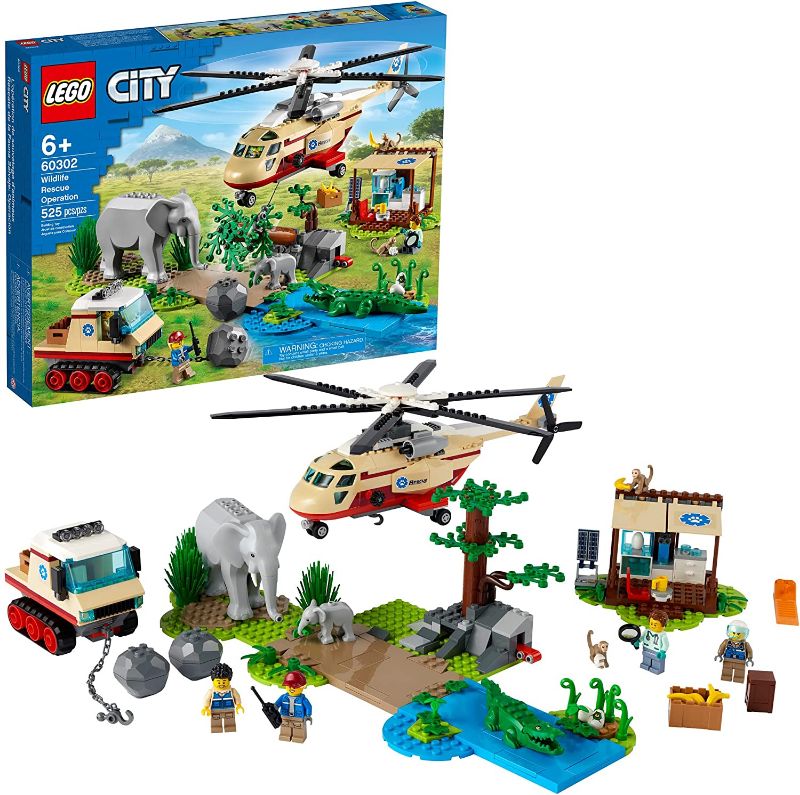 Photo 1 of LEGO City Wildlife Rescue Operation 60302 Building Kit; Creative Toy; Best Gifts for Kids; New 2021 (525 Pieces)
