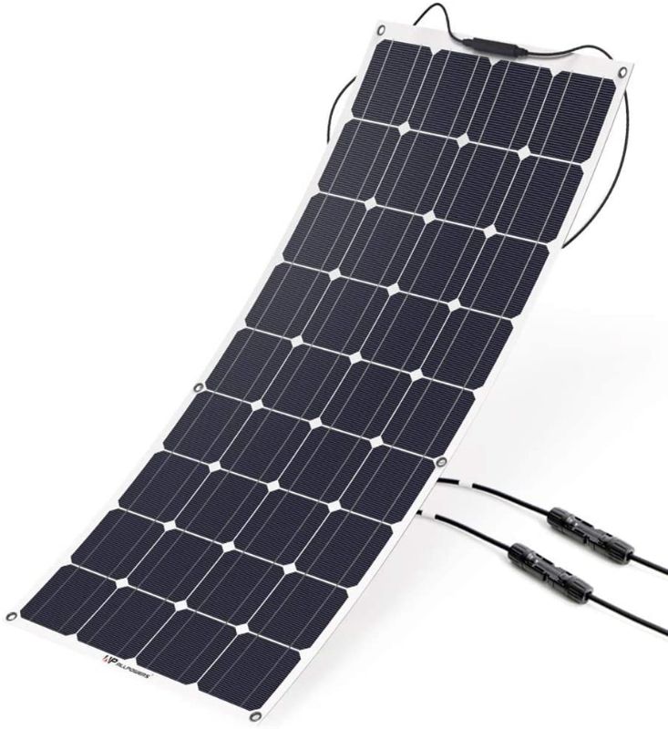 Photo 1 of (Incomplete - Parts Only) ALLPOWERS 18V 12V 100W Solar Panel Charger Monocrystalline Lightweight Flexible