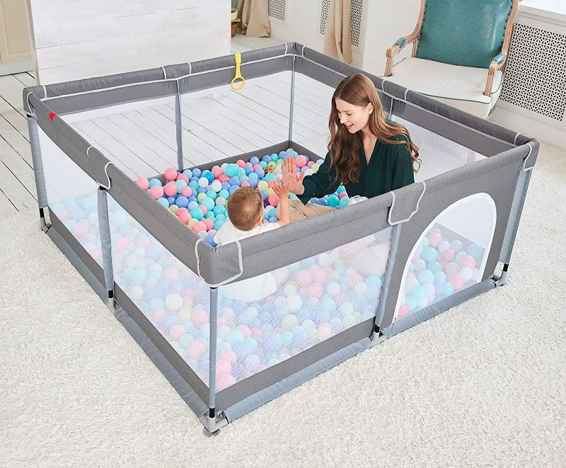 Photo 1 of Baby Playpen for Toddler, Large Baby Playard, Indoor & Outdoor Kids Activity Center