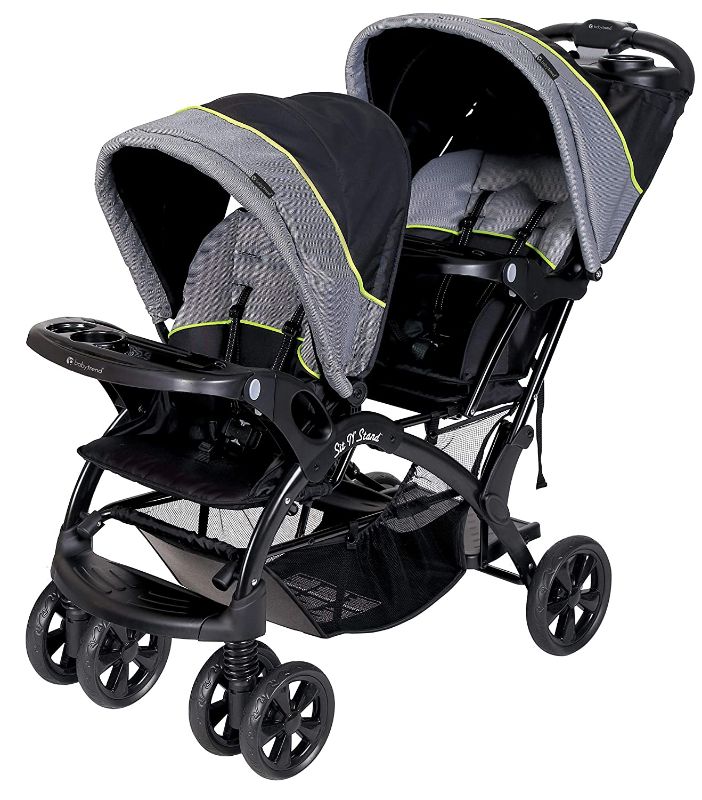 Photo 1 of Baby Trend Sit N' Stand Double Stroller - Pistachio
