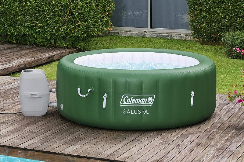 Photo 1 of Coleman SaluSpa Inflatable Hot Tub | Portable Hot Tub W/ Heated Water System & Bubble Jets | Fits up to 6 People
