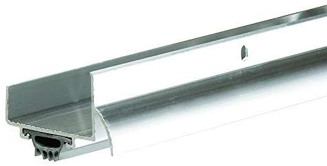 Photo 1 of (2-Pack) Frost King U37H 1-3/4-Inch by 36-Inch, Silver U37BRH Drip Cap Door Bottom, 1-3/4" x 36"
