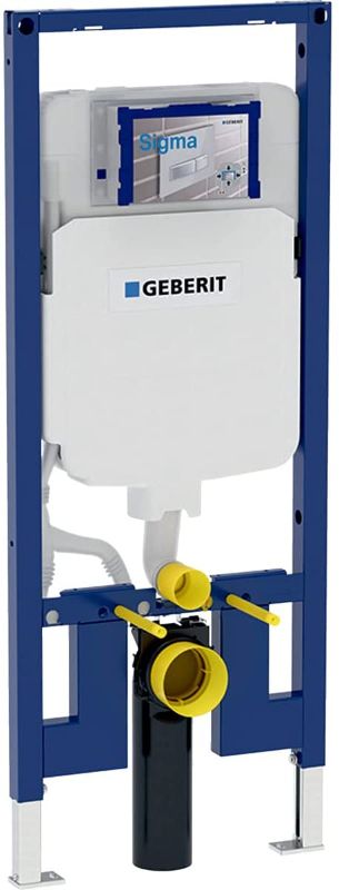 Photo 1 of (Incomplete - Parts Only) Geberit 111.798.00.1 Concealed Toilet Carrier Frame with Dual-Flush Tank for 2 x 4" Walls
