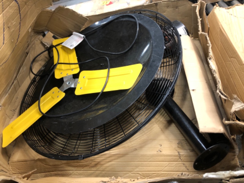 Photo 2 of (Incomplete - Parts Only) Master 30 Inch Industrial High Velocity Pedestal Fan - Direct Drive, All-Metal Construction with OSHA-Compliant Safety Guards, 3 Speed Settings (MAC-30P)
