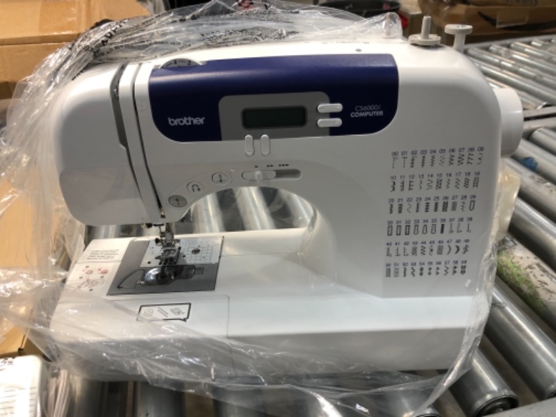 Photo 2 of Brother Sewing and Quilting Machine, CS6000i, 60 Built-in Stitches, 2.0" LCD Display, Wide Table, 9 Included Sewing Feet
