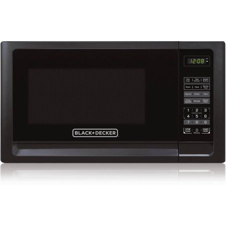 Photo 1 of Black & Decker EM720CFO-PM 0.7 Cu Ft Digital Microwave, Black