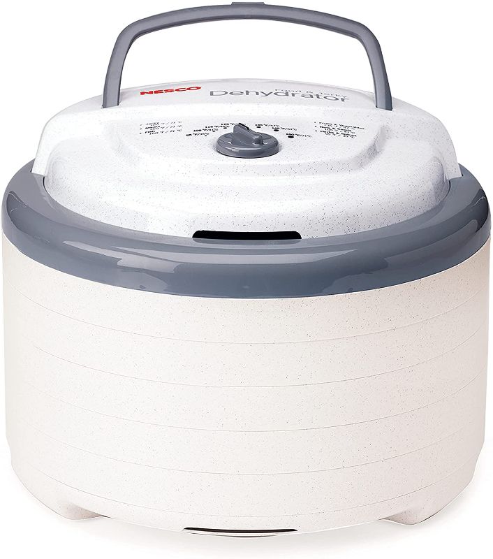 Photo 1 of Nesco FD-75A Snackmaster Pro Food Dehydrator, For Snacks, Fruit, Beef Jerky, Gray
