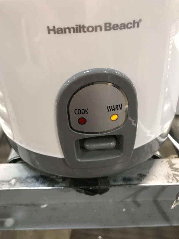 Photo 2 of Hamilton Beach 8 Cup Rice Cooker, White