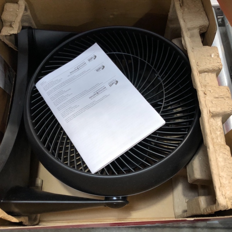 Photo 2 of Honeywell HT-908 Turbo Force Air Circulator Fan, 10 inch, Black
