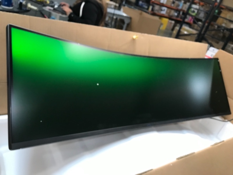 Photo 2 of SAMSUNG 49-Inch CHG90 144Hz Curved Gaming Monitor (LC49HG90DMNXZA) – Super Ultrawide Screen QLED Computer Monitor, 3840 x 1080p Resolution, 1ms Response, FreeSync 2 with HDR,Black
