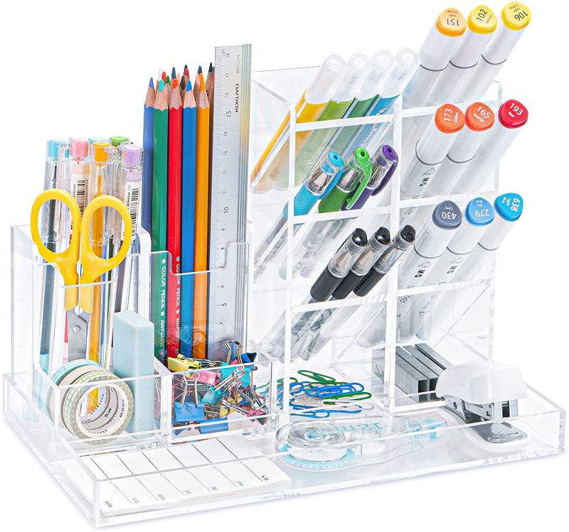 Photo 1 of Organizer for Desk, Acrylic Desk Organizer