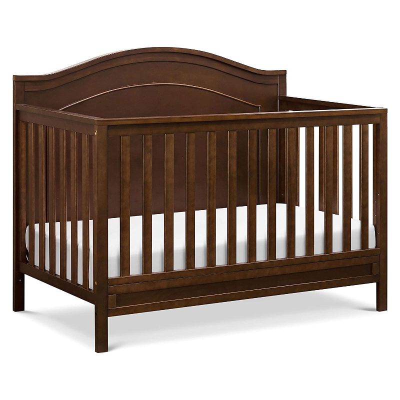 Photo 1 of DaVinci Charlie 4-in-1 Convertible Crib in Espresso, Greenguard Gold Certified
