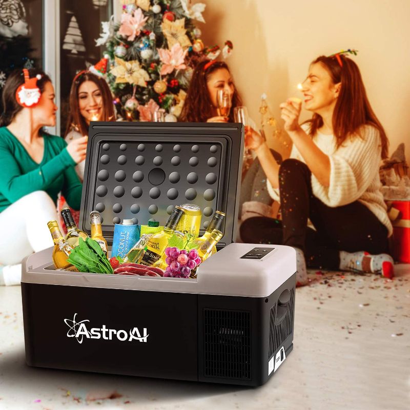 Photo 1 of AstroAI Portable Freezer 12 Volt Car Refrigerator 16 Quart Fridge for Car, RV, Van, Vehicle Portable Freezer 15L (-4?~68?) for Camping, Travel - 12/24V DC and 100/240V AC Great Choice for Gift
