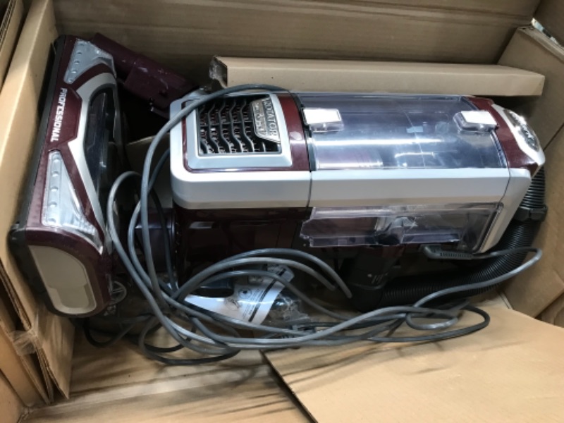 Photo 2 of Shark Rotator Powered Lift-Away TruePet Upright Corded Bagless Vacuum for Carpet and Hard Floor with Hand Vacuum and Anti-Allergy Seal (NV752), Bordeaux