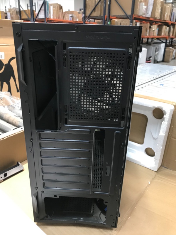 Photo 3 of ESGAMING ATX Mid Tower Computer PC Case, Black
