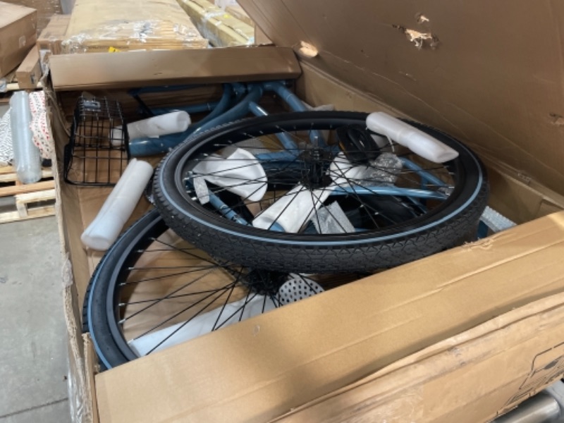 Photo 2 of **incomplete** Woodhaven Men's Cruiser Bike, Matte Blue, 26-inch

