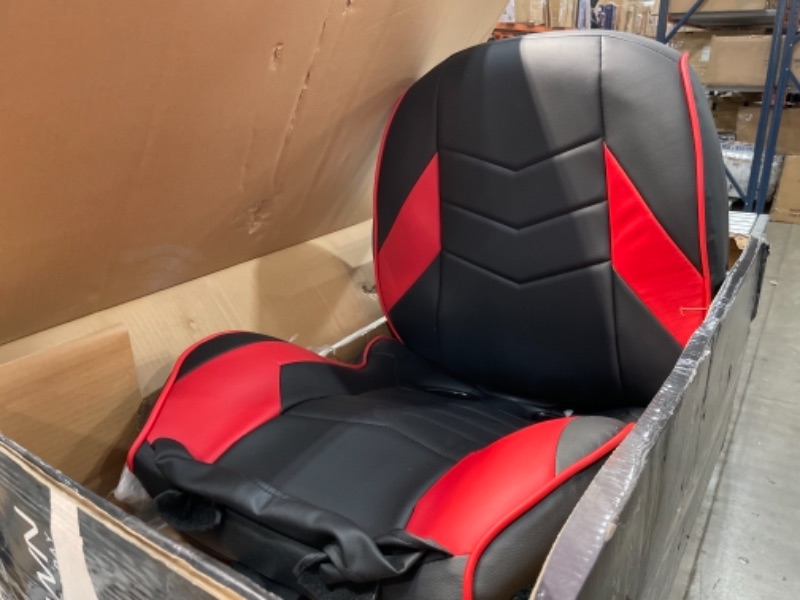 Photo 3 of ***PARTS ONLY*** Respawn 110 Racing-Style Bonded Leather Gaming Chair, Red/Black 28.5 x 28 x 51.5 inches
