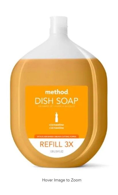 Photo 1 of 54 oz. Clementine Scent Dish Soap Refill
(4 PK) 