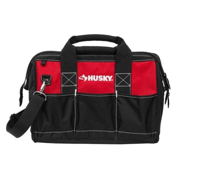 Photo 1 of 15 in. 8 Pocket Zippered Tool Bag
AS IS USED