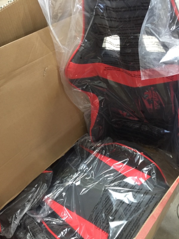 Photo 3 of Soontrans Red Gaming Chair with Footrest,Racing Gaming Chair,Computer Gamer Chair