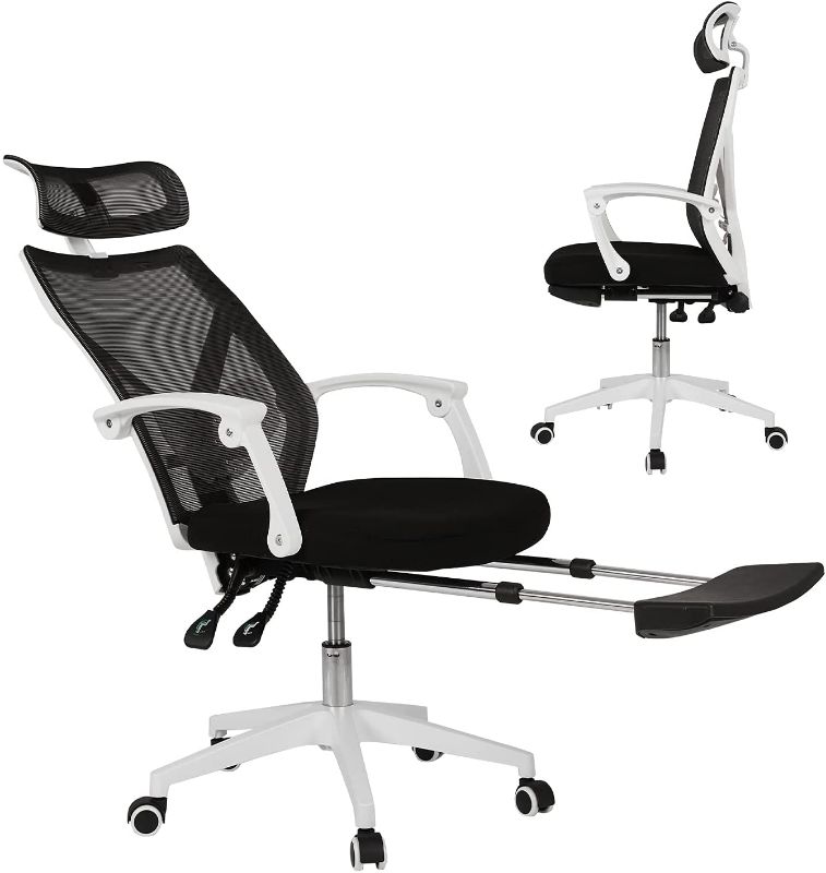 Photo 1 of Ergonomic Mesh Office Chair - High-Back Computer Desk