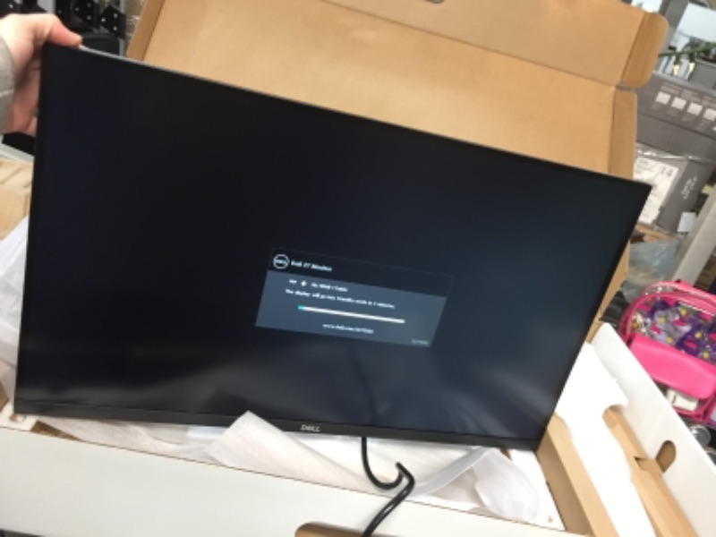 Photo 4 of Dell S2722QC 27-inch 4K UHD 3840 x 2160 60Hz Monitor, 8MS Grey-to-Grey Response Time (Normal Mode), Built-in Dual 3W Integrated Speakers, 1.07 Billion Colors, Platinum Silver (Latest Model)
AS IS USED