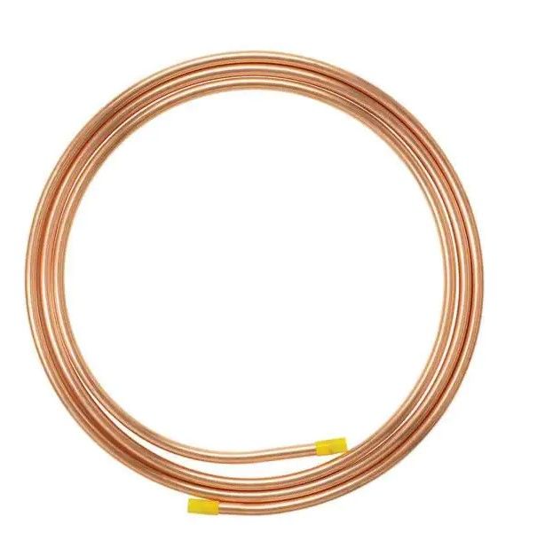 Photo 1 of 1/4 in. x 20 ft. Soft Copper Refrigeration Coil Tubing
