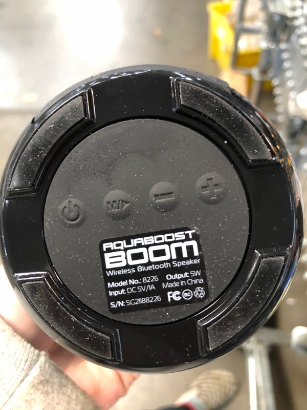 Photo 1 of Aquaboost Boom V2 Outdoor Waterproof Speaker
AS IS USED