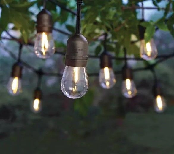 Photo 1 of 12-Light Indoor/Outdoor 24 ft. String Light with S14 Single Filament LED Bulbs
PREVIOUSLY OPENED