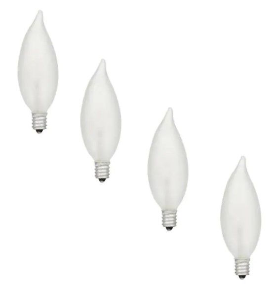 Photo 1 of 40-Watt Double Life B10 Incandescent Light Bulb (4-Pack)
3 ct