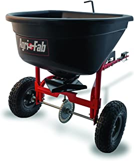 Photo 1 of Agri-Fab Broadcast Spreader Tow Style, 110 lb Capacity, Black
