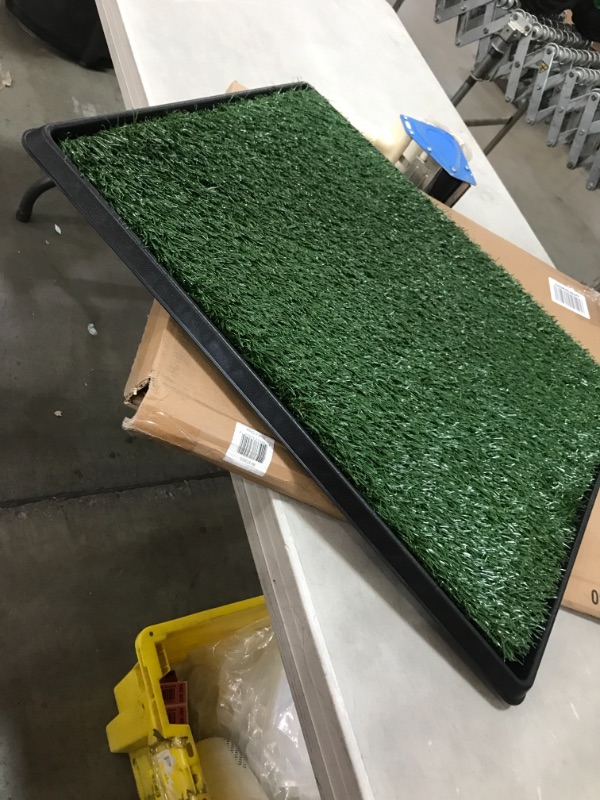 Photo 4 of Artificial Grass Puppy Pad Collection - for Dogs and Small Pets – Portable Training Pad with Tray – Dog Housebreaking Supplies by PETMAKER
