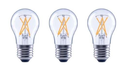 Photo 1 of 40-Watt Equivalent A15 Dimmable ENERGY STAR Clear Glass Filament Vintage Edison LED Light Bulb DAYLIGHT (3-Pack)
(2 BOXES, 6LIGHT BULBS) 