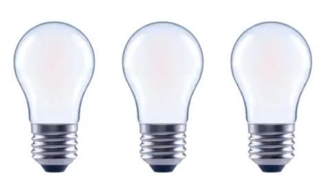 Photo 1 of 60-Watt Equivalent A15 Dimmable Frosted Glass Decorative Filament LED Vintage Edison Light Bulb SOFT WHITE (3-Pack)
(2 BOXES, 6 LIGHT BULBS)