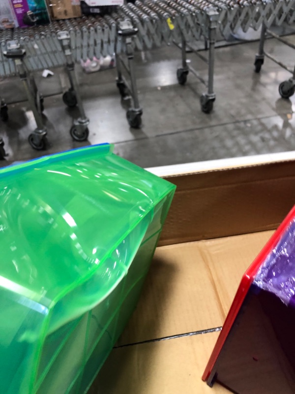 Photo 1 of Mind Reader Rolling Storage Cart and Organizer with 4 Plastic Drawers
DAMAGED FRM SHIPPING, PLEASE SEE PHOTOS, MIGHT AFFECT THE FUNCTIONALITY OF THIS PRODUCT 