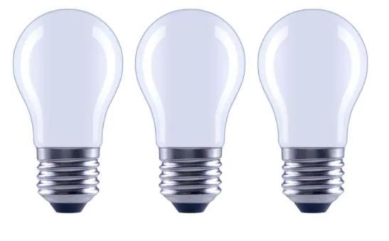 Photo 1 of 100-Watt Equivalent A15 Dimmable Appliance Fan Frosted Glass Filament LED Vintage Edison Light Bulb SOFT WHITE (3-Pack)
(2 BOXES, 6 LIGHT BULBS) 