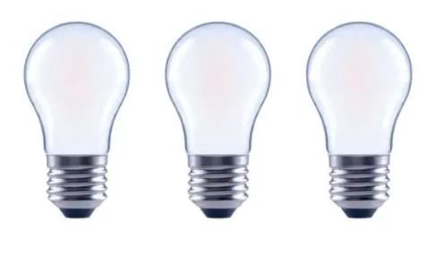 Photo 1 of 60-Watt Equivalent A15 Dimmable Frosted Glass Decorative Filament LED Vintage Edison Light Bulb BRIGHT WHITE (3-Pack)
(2 BOXES, 6 LIGHT BULBS) 
